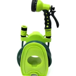 Avvolgitubo Balcony Mini 10 m in PP Verde con Pistola Multifunzione