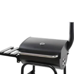Barbecue a Carbone con Affumicatore e Griglia Inox con Coperchio
