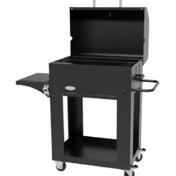 Barbecue a Carbone con Coperchio BBQ Portatile Griglia in Acciaio Inox