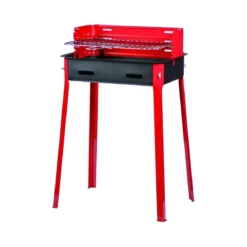 Barbecue a Carbonella Acciaio Portatile Griglia Carbone BBQ da Esterno Giardino