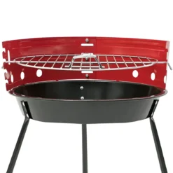 Barbecue a Carbonella Tondo da Campeggio altezza cottura 23 cm
