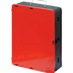 Barbecue a Carbonella 40x30 Richiudibile a Valigetta Rosso Regolabile
