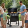 Barbecue a Gas 3 Bruciatori in Acciaio Inox Sistema Australiano Coperchio BBQ