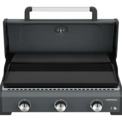 Barbecue a Gas Campignaz Plancha 3 Fuochi 76x56x31 cm Piastra Ghisa