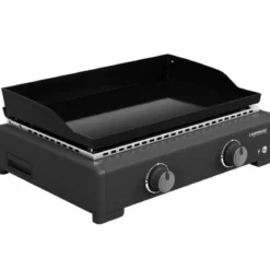 Barbecue a Gas Campignaz Plancha da Tavolo 2 Bruciatori 6kW Acciaio