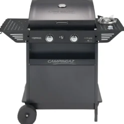 Barbecue a Gas con doppia Griglia di cottura e Forno Laterale