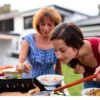 Barbecue a Gas da Esterno 122x53x97H cm 4+1 Fuochi Nero con Termometro