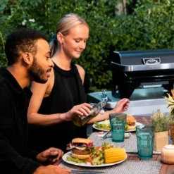 Barbecue a Gas da Tavolo Campignaz 2,4kW Griglia in Ghisa Portatile