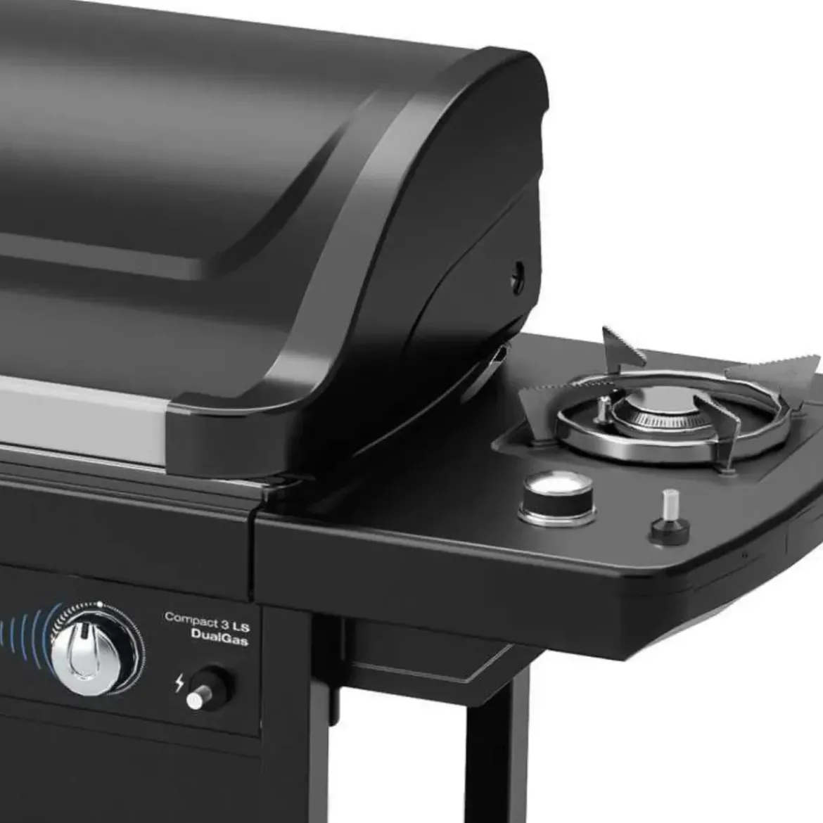 Barbecue a Gas 3 Fuochi Campignaz con Fornello Laterale Ripiano