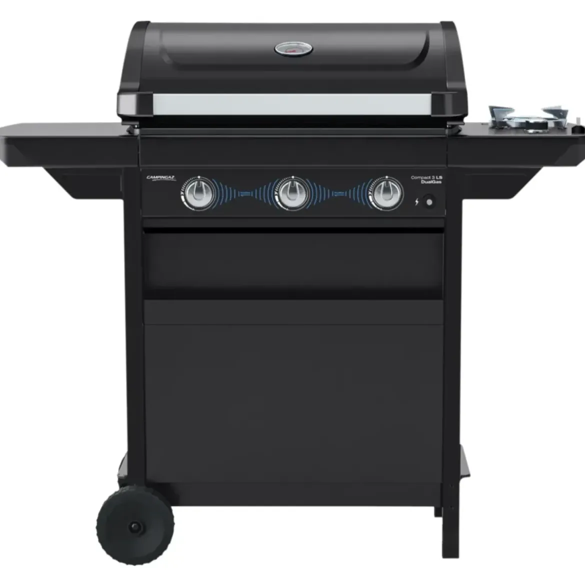 Barbecue a Gas 3 Fuochi Campignaz con Fornello Laterale Ripiano