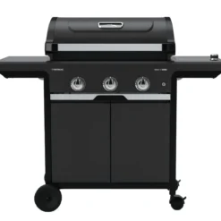 Barbecue a Gas Inox Campignaz 3 Bruciatori Piastra Griglia in Ghisa