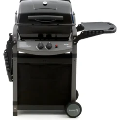 Barbecue a Gas 7.2 Kw 2 Bruciatori Griglia con Pietra Lavica BBQ da Giardino