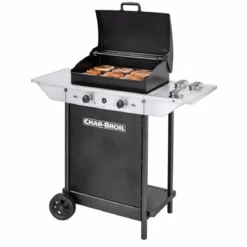 Barbecue a Gas Struttura in Acciaio con Pietra lavica da esterno