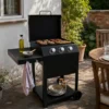 Barbecue da Esterno a Gas 3 Bruciatori 8,5 kW in Acciaio Inox