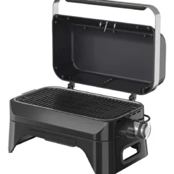 Barbecue Elettrico da Tavolo Campignaz 2200W Griglia Ghisa Coperchio