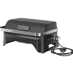 Barbecue Elettrico da Tavolo Campignaz 2200W Griglia Ghisa Coperchio
