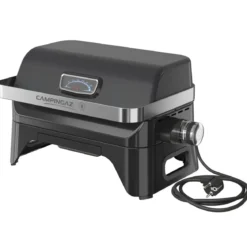 Barbecue Elettrico da Tavolo Campignaz 2200W Griglia Ghisa Coperchio