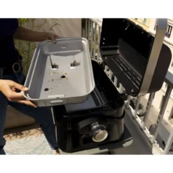 Barbecue Elettrico da Tavolo Campignaz 2200W Griglia Ghisa Coperchio