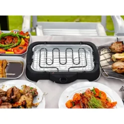 Barbecue Elettrico da Tavolo Zephit 2000 W Termostato Regolabile