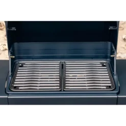 Barbecue Gas Campignaz 3 Fuochi Ripiani Laterali Nero 91x53x108 cm