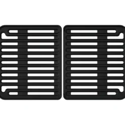 Barbecue Gas Campignaz 3 Fuochi Ripiani Laterali Nero 91x53x108 cm