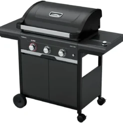 Barbecue Gas GPL 3 Bruciatori Fornello Laterale da Esterno Termometro