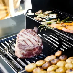 Barbecue Gas GPL 3 Bruciatori Fornello Laterale da Esterno Termometro