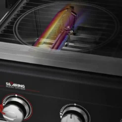 Barbecue Gas GPL 3 Bruciatori Fornello Laterale da Esterno Termometro
