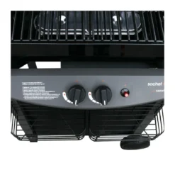 Barbecue Gas 10Kw Piu Saporillo 2 Bruciatori Acciaio Inox 50.6x35.6 Griglia