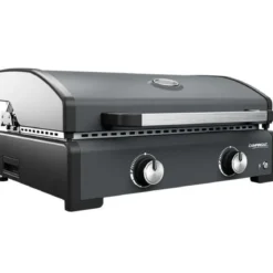 Barbecue Gas Plancha da Tavolo Campignaz 2 Fuochi 6kW Piastra in Ghisa