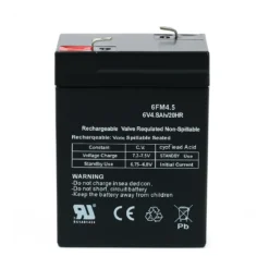 Batteria 6V 4.5Ah Ricambio Compatibile con Giochi Elettrici per Bambini
