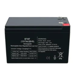 Batteria 12V 7Ah Ricambio Compatibile con Giochi Elettrici per Bambini