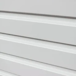 Baule Contenitore Bianco in Alluminio per Esterni 130x61x63 cm con Chiave