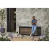 Baule Contenitore Keter 570L in Resina Effetto Legno Noce da Esterno