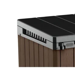Baule Porta Attrezzi Keter in Resina da Esterno 1150 L Marrone Impermeabile
