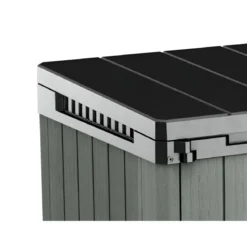 Baule Porta Attrezzi Keter in Resina 1150 L Verde da Giardino Impermeabile