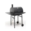 BBQ Barbecue a Carbonella con Affumicatore Coperchio Griglia Barile a Carbone