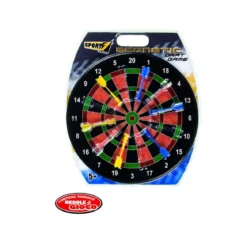 Bersaglio Magnetico 40cm + 6 Dardi Freccette Dartboard Gioco Bambini Casa