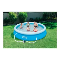 Bestway Piscina Gonfiabile Rotonda 366x76 Fuoriterra con Pompa Filtro Cartuccia