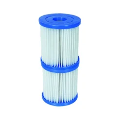 Bestway Piscina 305x76 Gonfiabile Tonda Autoportante con Pompa Fast Set Bambini