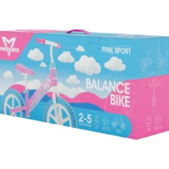 Bicicletta Bambini Equilibrio 2-3 Anni Rosa Senza Pedali Balance Bike