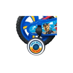 Bicicletta Bambini 12" Paw Patrol Rosso Rotelle Removibili Borraccia