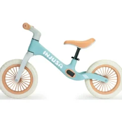Bicicletta Bambini Senza Pedali Azzurro Balance Bike Sella Regolabile