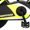 Bicicletta Bambini 14" Sportiva Giallo Rotelle Removibili Borraccia