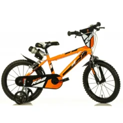 Bicicletta Bambino 16 Pollici 4 5 6 7 anni Bici Pedali Rotelle Freni