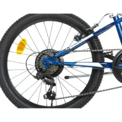 Bicicletta 20" Cambio Shimano 6v Blu con Freni V-Brake Telaio Hi-Ten