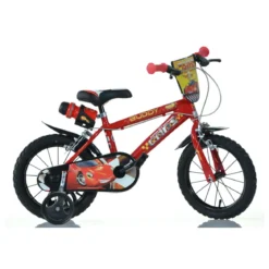 Bicicletta da Bambino 16 Pollici Cars 4 5 6 7 anni Bici Bimbo Rotelle