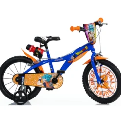 Bicicletta da Bambino 16 Pollici Dragon Ball Ruota 4 5 6 7 anni