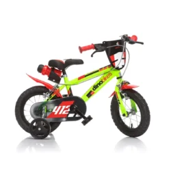 Bicicletta da Bambino 12 Pollici 3 4 5 anni con Pedali Rotelle Freni Bici Bimbo