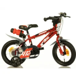 Bicicletta da Bambino 12 Pollici 3 4 5 anni Bici con Pedali Rotelle Freni